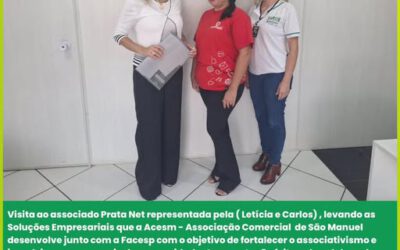 Visita ao associado Prata Net!