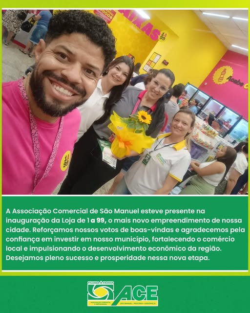 Estivemos presentes na inauguração da Loja 1 a 99
