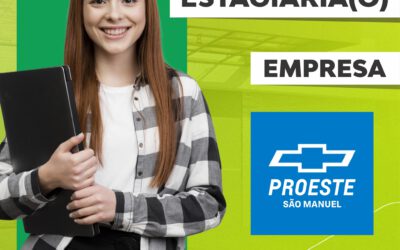 OPORTUNIDADE DE ESTÁGIO!