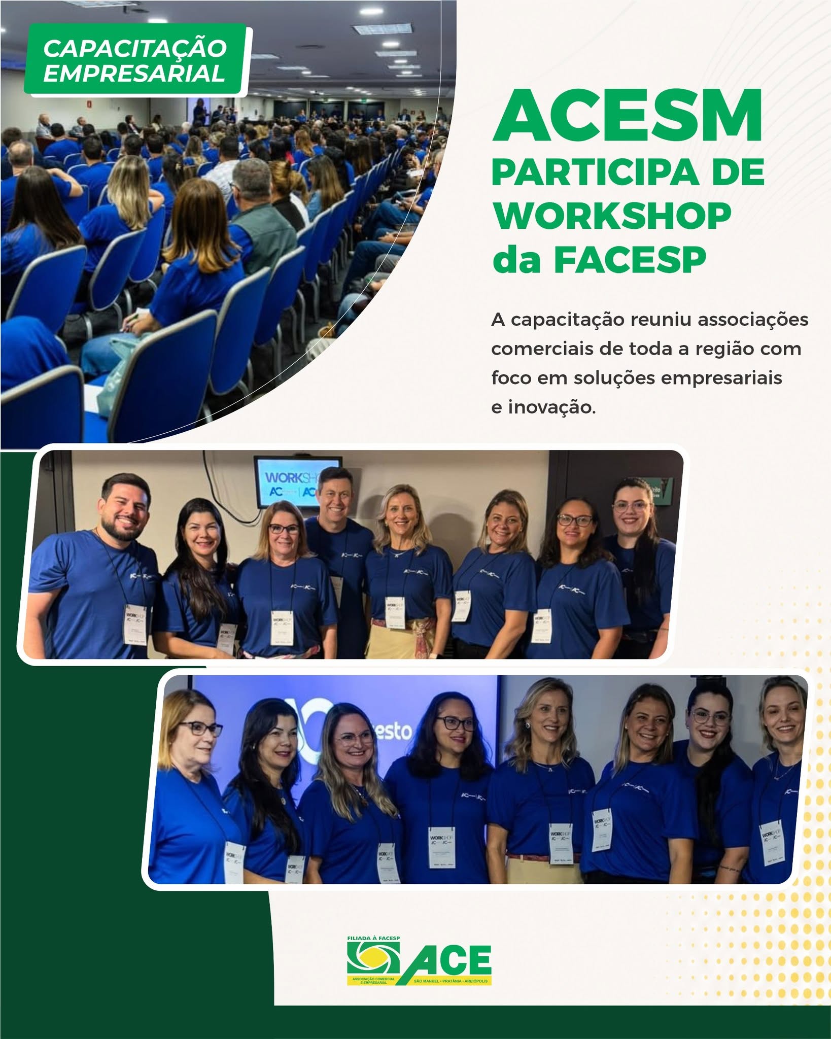 A ACESM participa de um workshop da FACESP