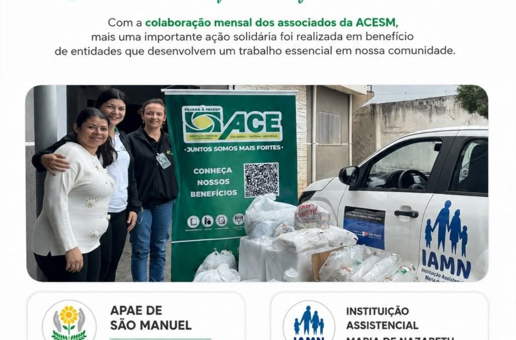 Doações pela ACESM