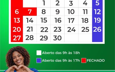 Setembro chegou! E você já conferiu o calendário?